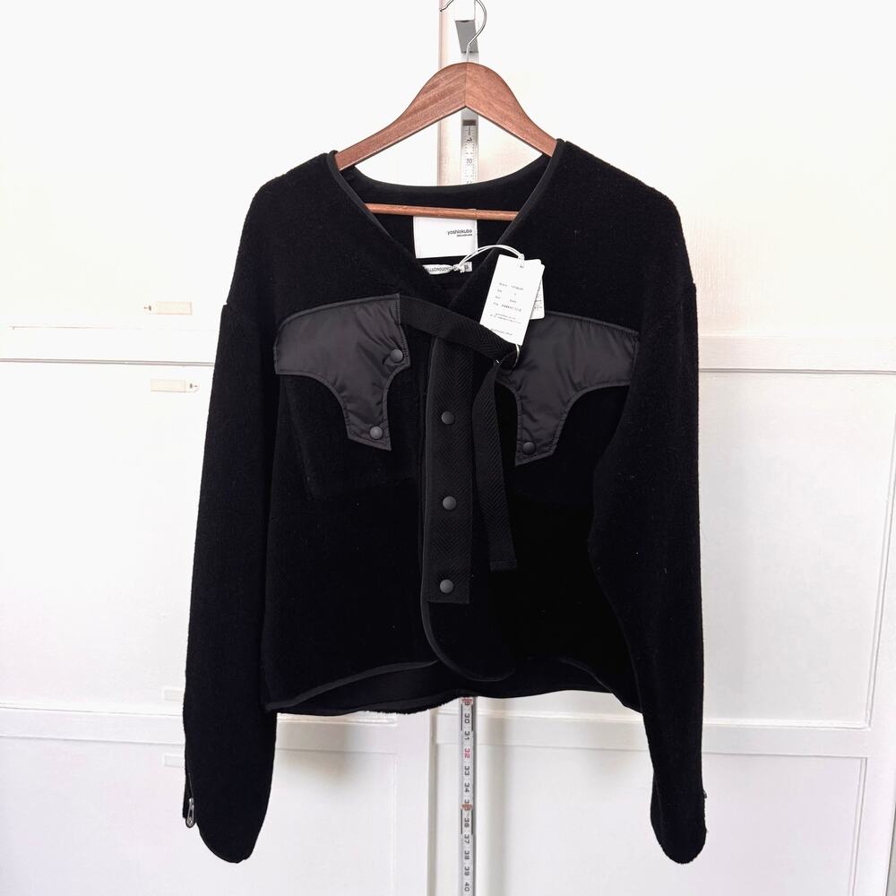 yoshiokubo GROUNDFLOOR Fleece Utility Cardigan Jacket O/S